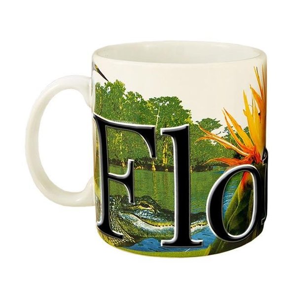 Americaware Americaware SMFLA02 Florida 18 oz Full Color Relief Mug SMFLA02